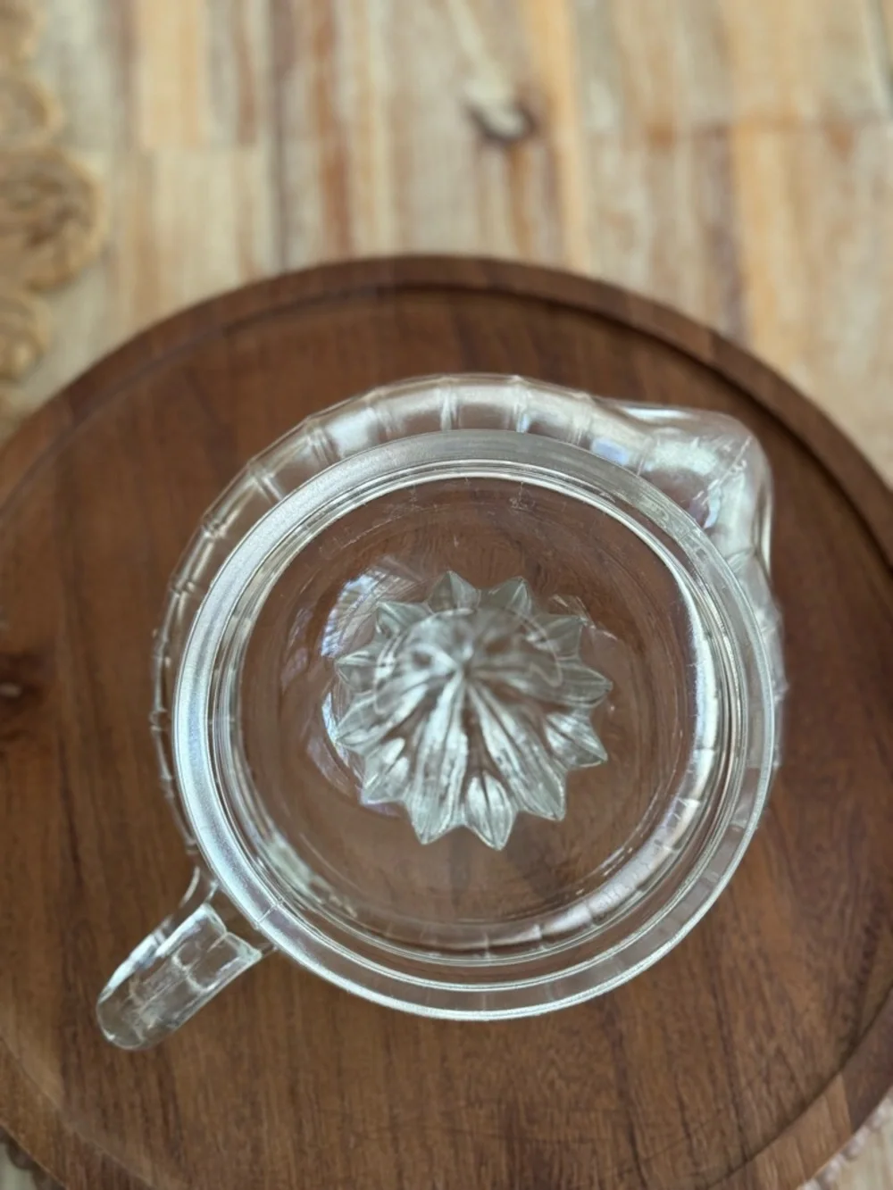 Vintage Glass Citrus Juicer